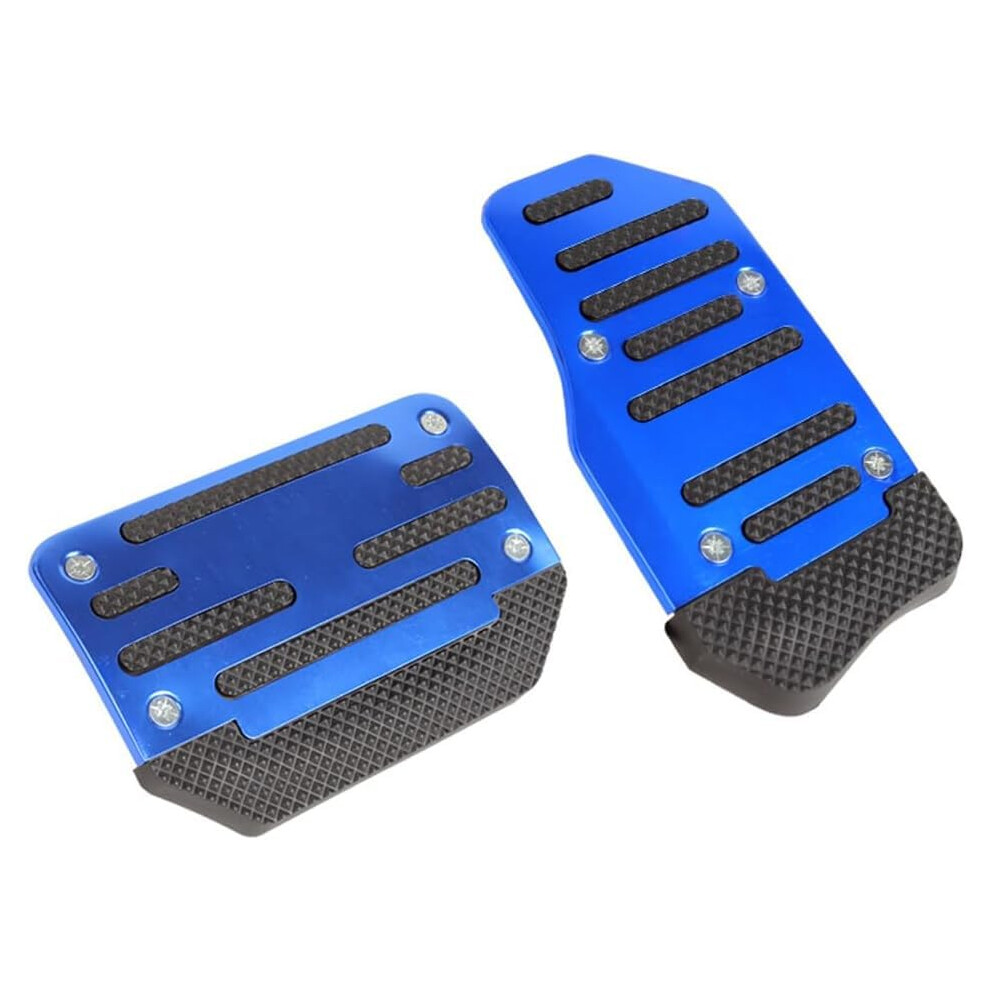 Car Pedal Covers For Lancia Ypsilon L21, Aluminum Brake Pedal Pads Antislip Kit Automatic Blue 9067246191528
