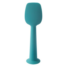 Spatula for Baby Cream With Suction Base Paste Applicator Portable Flexible Soft Balm Tool Green Travel Daycare Nursery