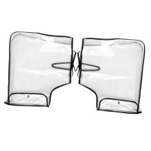 Windproof Waterproof Motorcycle Handlebar Mitts with Hand Warmer AllWeather Riding Covers