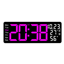 17,3 inch LED digitale klok met automatische-roze rood
