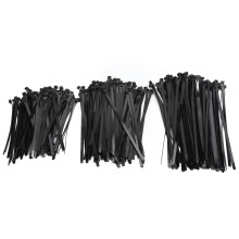 Kabelbinder für Kabelbündelung, UV-beständig, robust, wiederverwendbar, selbstsichernd, aus schwerem Nylon, feuerbeständig (94V2), vielseitig