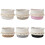 Functional Cotton Rope Storage Basket with Tassels Perfect-4 2