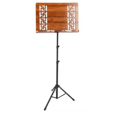 Music Stand Professional Portable Solid Wood Bamboo Stand For Violin And Sheet Music Brass