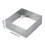 Edelstahl-Kuchenringe, Mousse-Kuchen, Backform,-7 Zoll diagonal 6