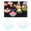 Φόρμες για cupcakes σε σχήμα λουλουδιού με έντονα χρώματα, 100 τεμάχια γαλάζιες θήκες 7