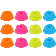 Formas de silicone de qualidade alimentar para cupcakes, excepcionalmente versáteis e fáceis de limpar, ideais para assar muffins, cupcakes e muito