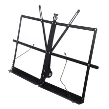 Portable Folding Music Stand Sheet Music Holder Tablet Compatible Durable Construction Compact Travel