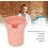 Cup Bottom Protector Silicone Travel Cup Boot Cover For 40oz Cup AntiScratch Portable Roseate 2