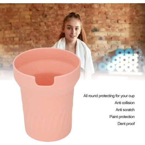 Cup Bottom Protector Silicone Travel Cup Boot Cover For 40oz Cup AntiScratch Portable Roseate 1