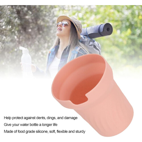 Cup Bottom Protector Silicone Travel Cup Boot Cover For 40oz Cup AntiScratch Portable Roseate 2