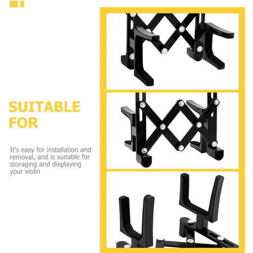 Retractable Portable Violin Stand Adjustable Height Foldable Floor Rack For Classroom Use For Beginners And Pros 2
