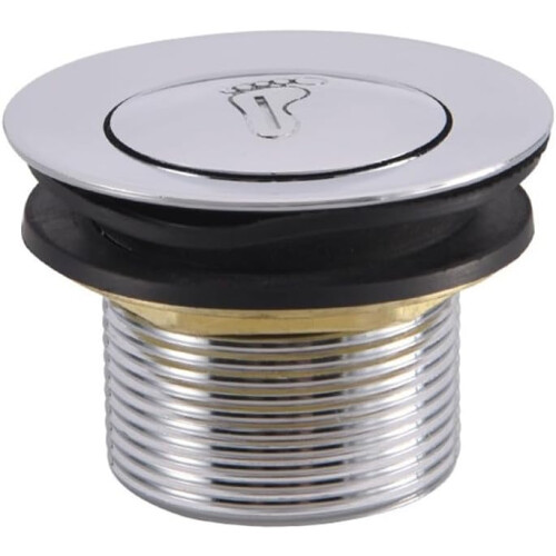 Pushbutton Seal For Shower Tub Drain And Floor Drain Silver Binary  Alloy Bathroom Drain System 1pc 1