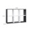 MALAX 2X3 SHELVING UNIT, ANTHRACITE/WHITE 4