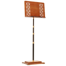 Music Stand Folding Sheet Music Organizer HeightAdjustable Wooden Design for Rehearsals and Concerts