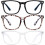 Blue Light Blocking Glasses, Computer Reading/Gaming/TV/Phones Glasses 1