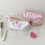 Pastels Colored Starry School Pouches Carry Storage-White 7