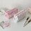 Pastels Colored Starry School Pouches Carry Storage-White 6