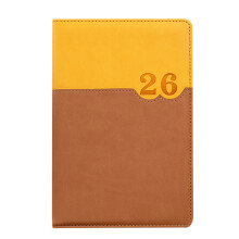 2026 Daily Journal Leather Day Planner Softcover Academic-1