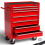 AREBOS AREBOS 7-Drawer Tool Cabinet Garage Tool Chest with Wheels Workshop Tool Storage Lockable Red 1