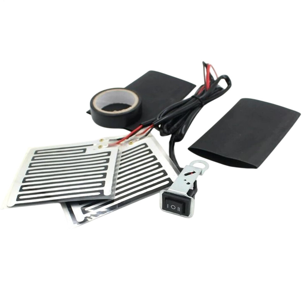Heated Grips 1 Pair 12V Vehicle Heating Handle For Travel Driving Cold Weather Winter Outdoor Home Use 9067246199814