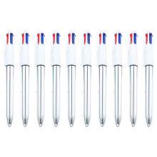 10Pcs Smooth Writing Ballpoint Pen For Classroom Note-silver