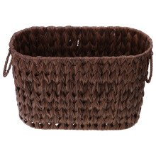 Bac de rangement de papier toilette polyvalent,-marron S