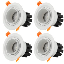 Indoor Lighting Flush Mount Recessed Light 2Inch 4Inch Focus LED Spotlights 85265V Ceiling Lamp 330W 4Pack