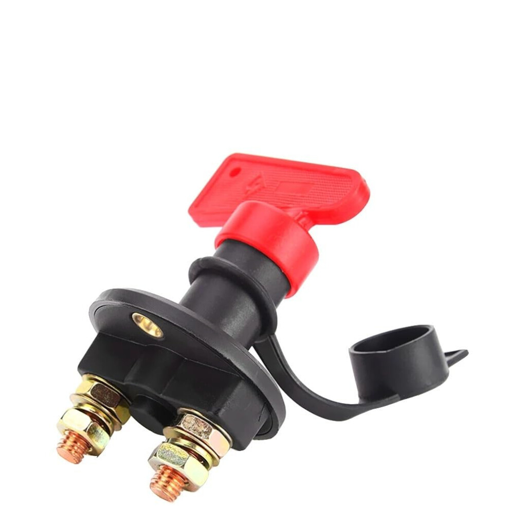 Battery Disconnect Switch 12V With Removable Key For Car Truck Boat Marine Atv Buckle Black 9323874345222
