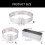 Anneaux à gâteaux en acier inoxydable, outil de cuisson-FB40010 4