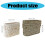 Accessoire de bac de rangement de papier toilette-gris S 2