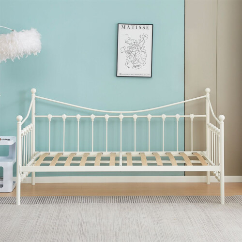 Daybed Without trundle white 3ft single +1 mattres 1