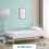 Daybed Without trundle white 3ft single +1 mattres 3