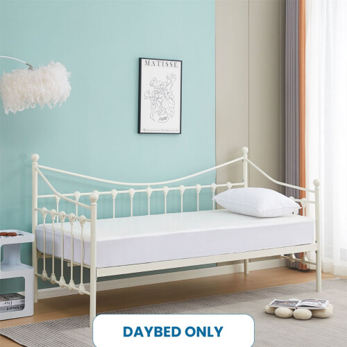 Daybed Without trundle white 3ft single +1 mattres 2