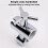 Κομψή βάση στήριξης κεφαλής ντους, από συμπαγή ορείχαλκο με ηλεκτρολυτική 7