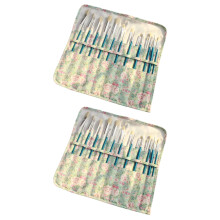 2er-Pack Pinselrollen-Organizer aus Segeltuch mit doppellagigem