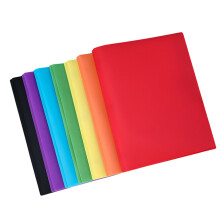 7-pack kleurrijke documenthouders, robuuste A4-mappen,
