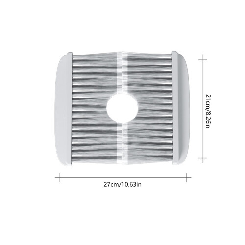 Low Maintenance Cats Litter Grooming Device Flexible Bristles 2