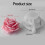 Moule à bougie en Silicone à fleurs, polyvalent, pour savon à 3
