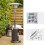 Ensemble de boulons principaux pour chauffage de Patio 4