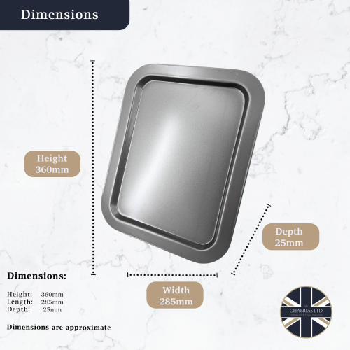 Non-Stick Oven Baking Tray 36cm 2