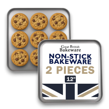 Non-Stick Oven Square Baking Tray, 31cm (2 piece)
