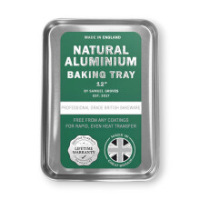 Samuel Groves Professional Aluminium Baking Tray - 14" - Made in England