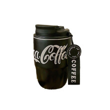 304 Food Grade Thermal Coffee Cup With-Black Delicious coffee