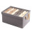 Convenient Foldable Storage Box with Lid Clothing-L Size Grey 1