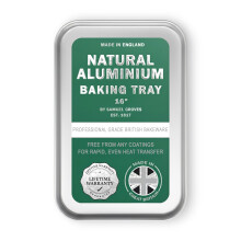 Samuel Groves Professional Aluminium Baking Tray - 16" - Made in England