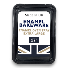43cm Vitreous Enamel Baking Tray – Extra Large – Great British Bakeware