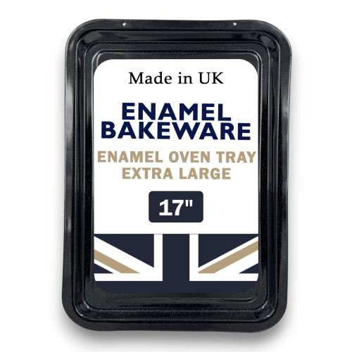 43cm Vitreous Enamel Baking Tray – Extra Large – Great British Bakeware 1