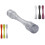 Cocktail Plastic Drinks Muddler Chabrias Ltd, 21 cm Long XL Ribbed/Flat, Clear 1