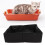 Faltbare Katzentoilette aus Stoff, wasserdicht, 12