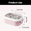 Leak proof Food Storage Case Portable Rabbit Lunch Case-Pink 4